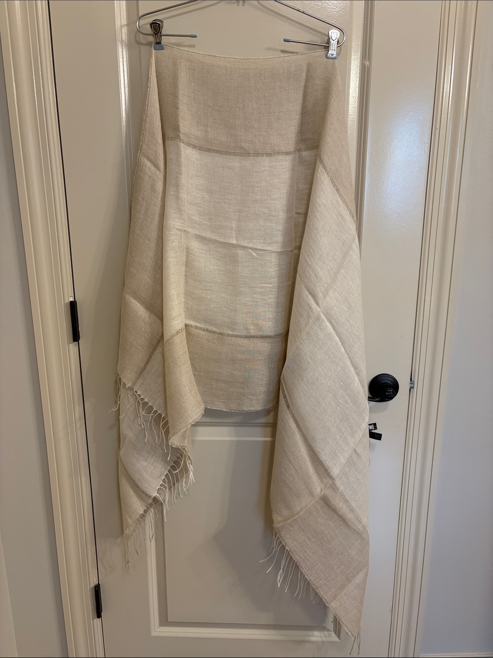 Vintage NWT Ostinelli Como Italy Linen Scarf/Shawl